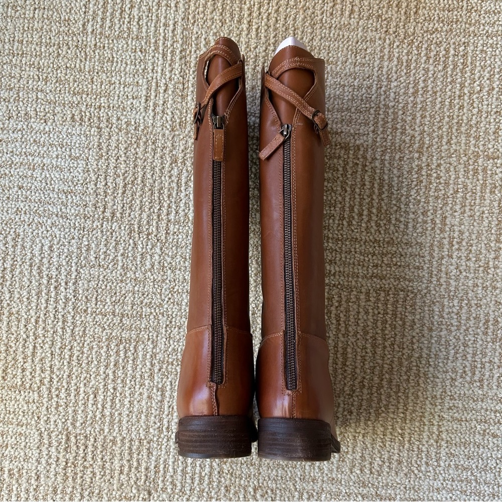 Free People Everly Equestrian Tall Boots in Saddle Tan - Size 38/8 - Picture 12 of 16